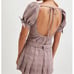 NEW Free People Sevi drop waist belted plaid mini pleated skirt dress