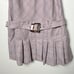 NEW Free People Sevi drop waist belted plaid mini pleated skirt dress