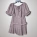 NEW Free People Sevi drop waist belted plaid mini pleated skirt dress