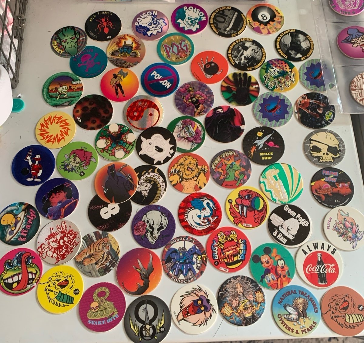 Vintage Pogs (134) lot