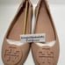 Tory Burch Minnie Travel ballet with logo Size 7 NEW