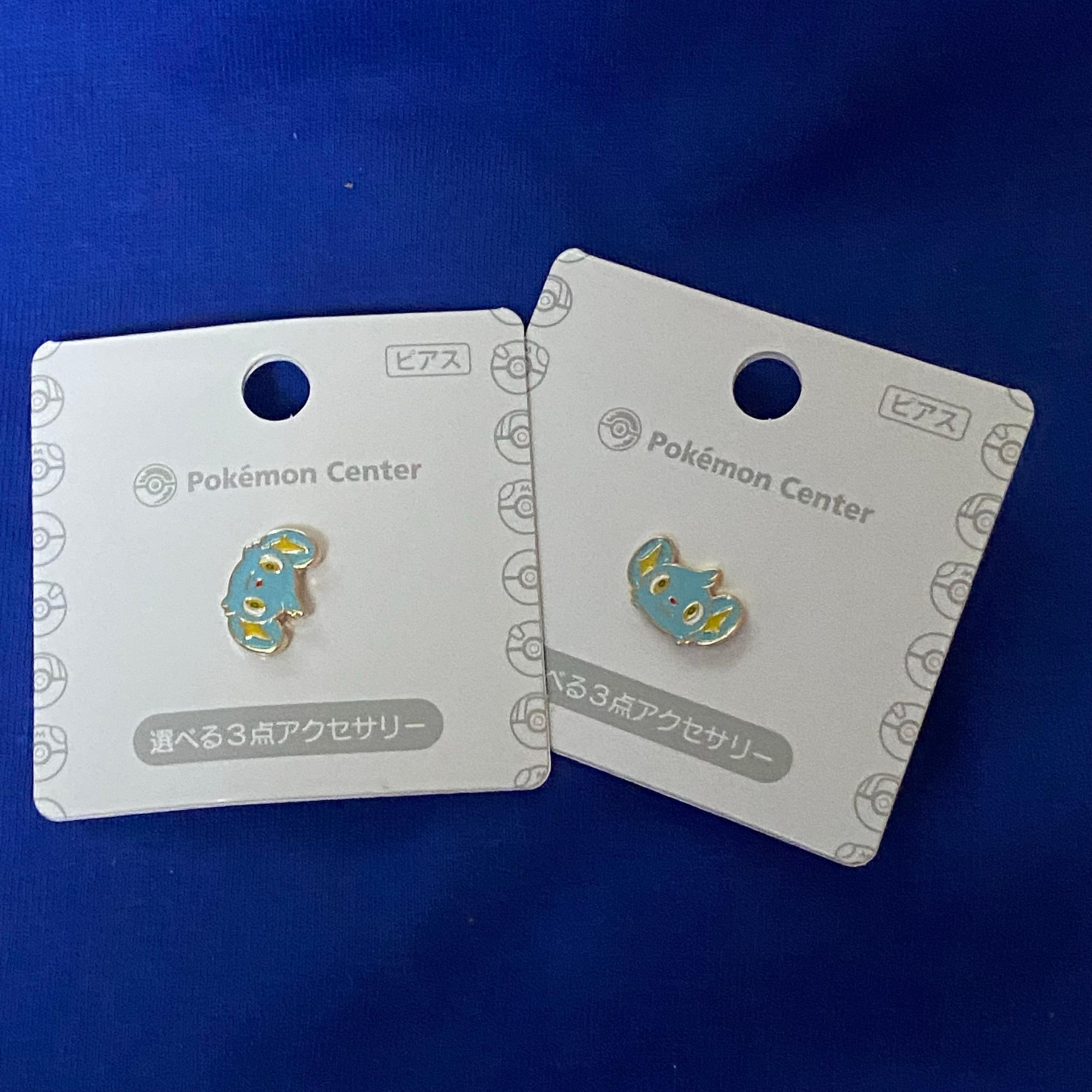 Pokemon Center Japan Face Earrings Shinx