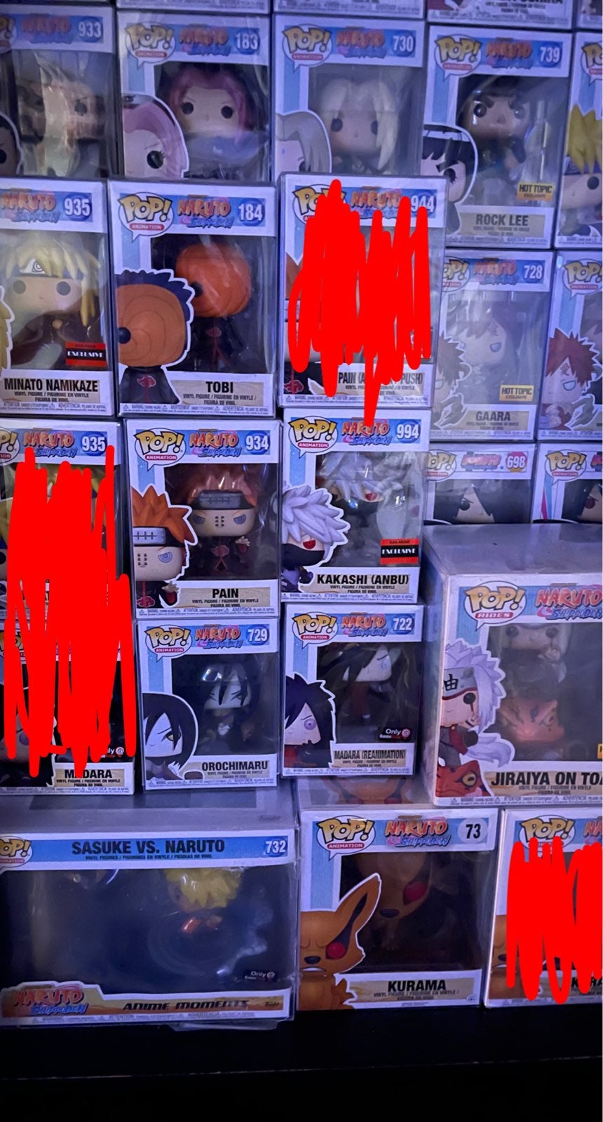 naruto Funko pop Lot