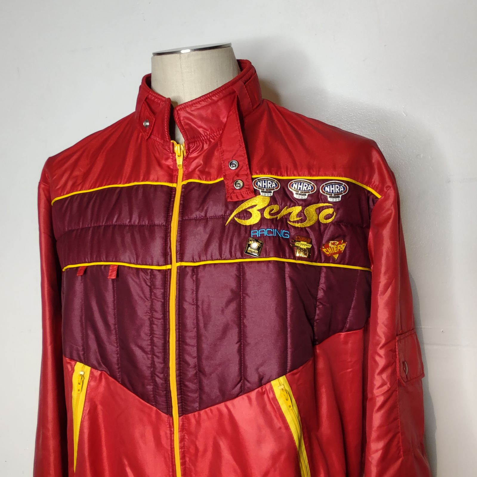Vintage 80s Benso Racing NHRA Satin Cafe