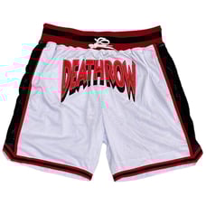 Death Row Records Men's Headgear Classics Embroidered Mesh Basketball Shorts