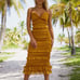 Vchapman The Narcisse Dress in Mustard