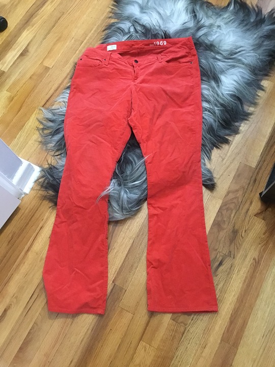 GAP corduroy pants size 34 (18) New