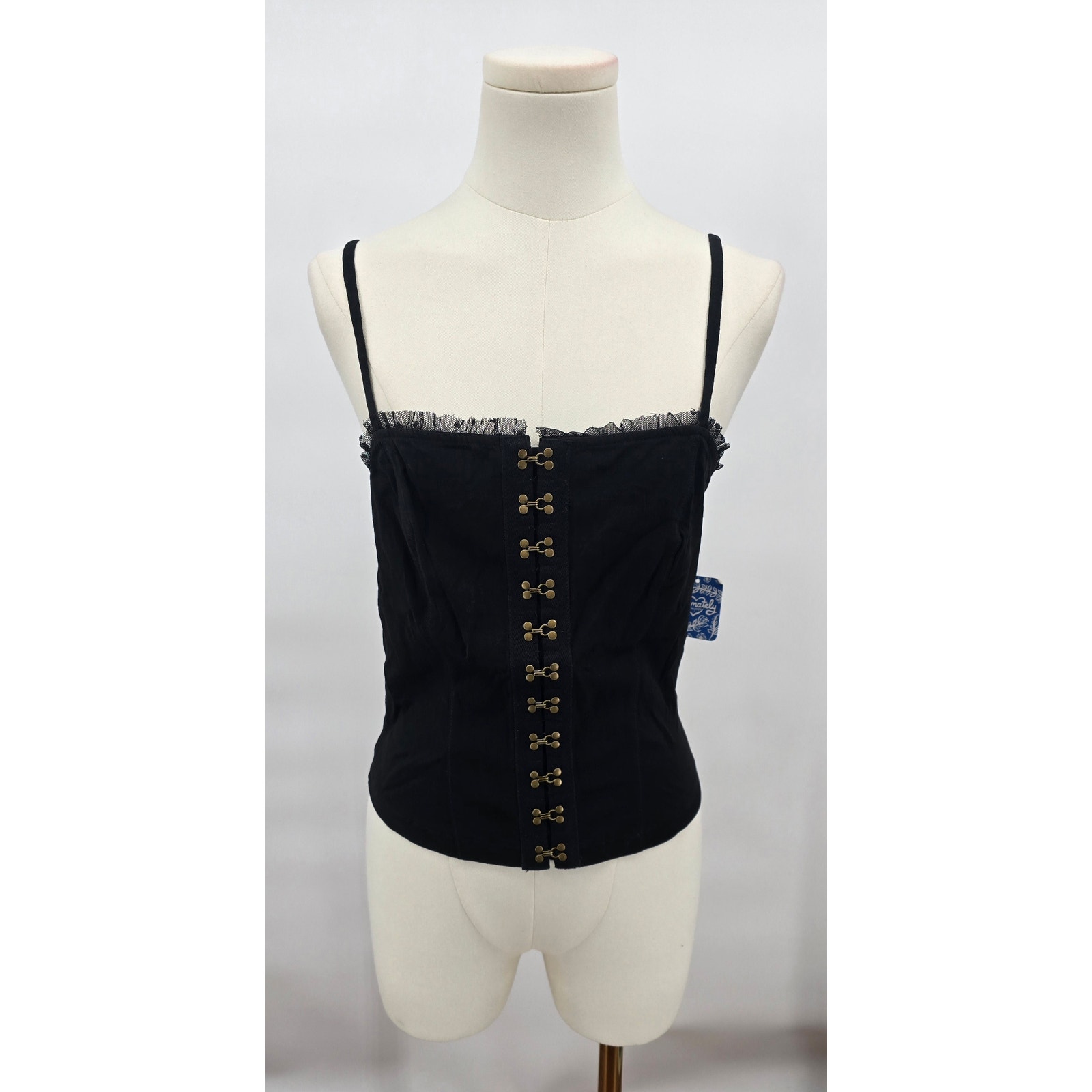 Free People For The Boys Corset Cami Top NWT