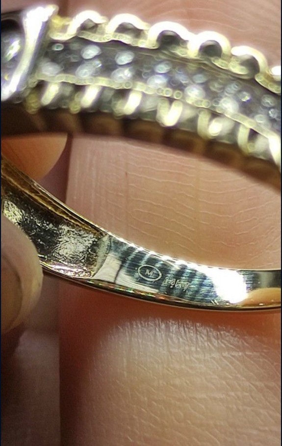 14 k real gold ring for woman