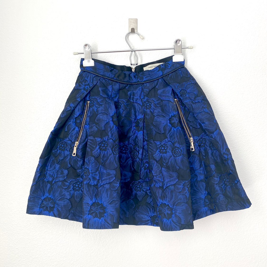 Three Floor Floral Mini Skirt