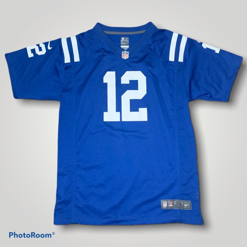 NIKE Men’s NFL Indianapolis Colts Andrew Luck #12 Jersey Size Small blue white