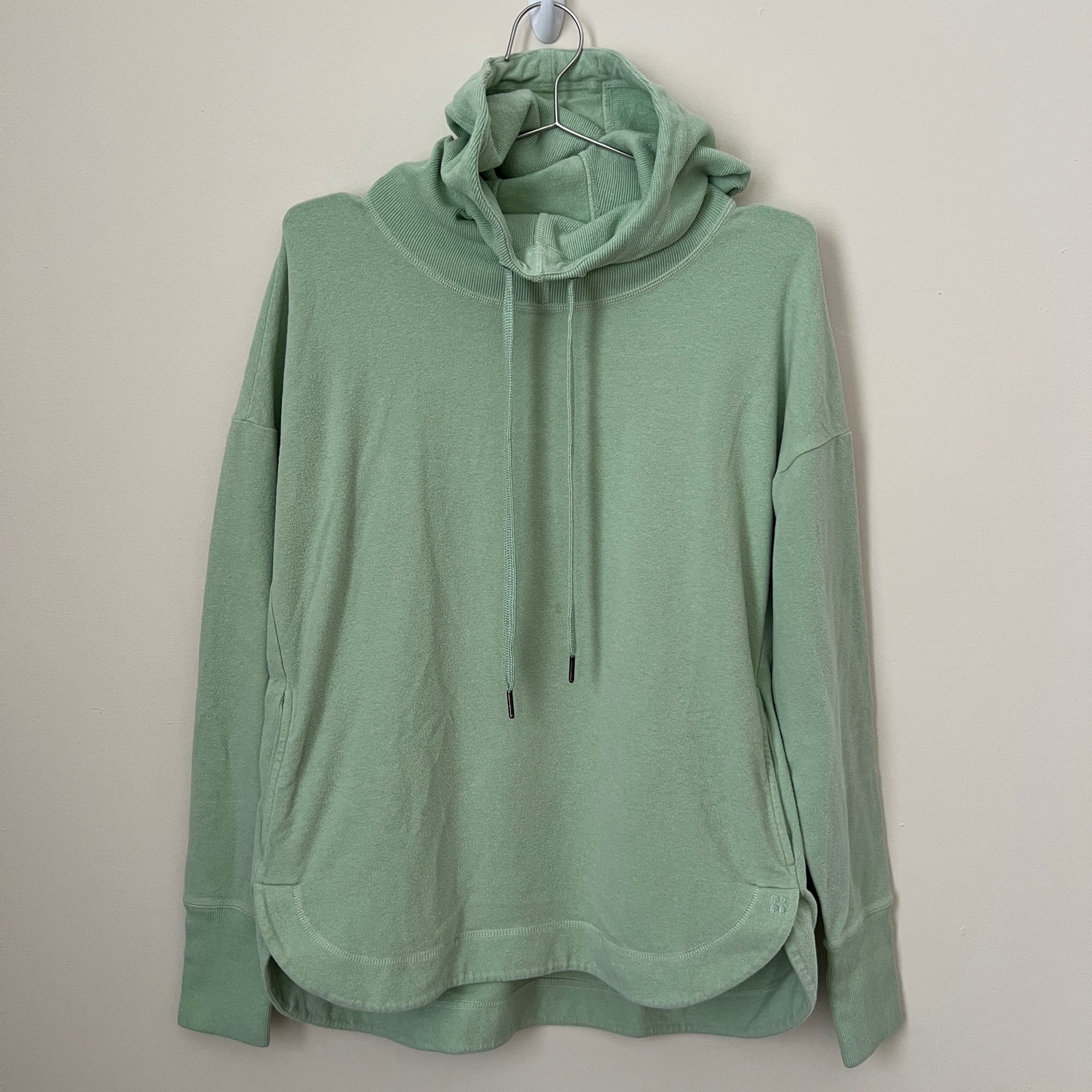 Sweaty Betty Mock Neck Fleece Hoodie Mint Green Size 4 / 6 (Small)