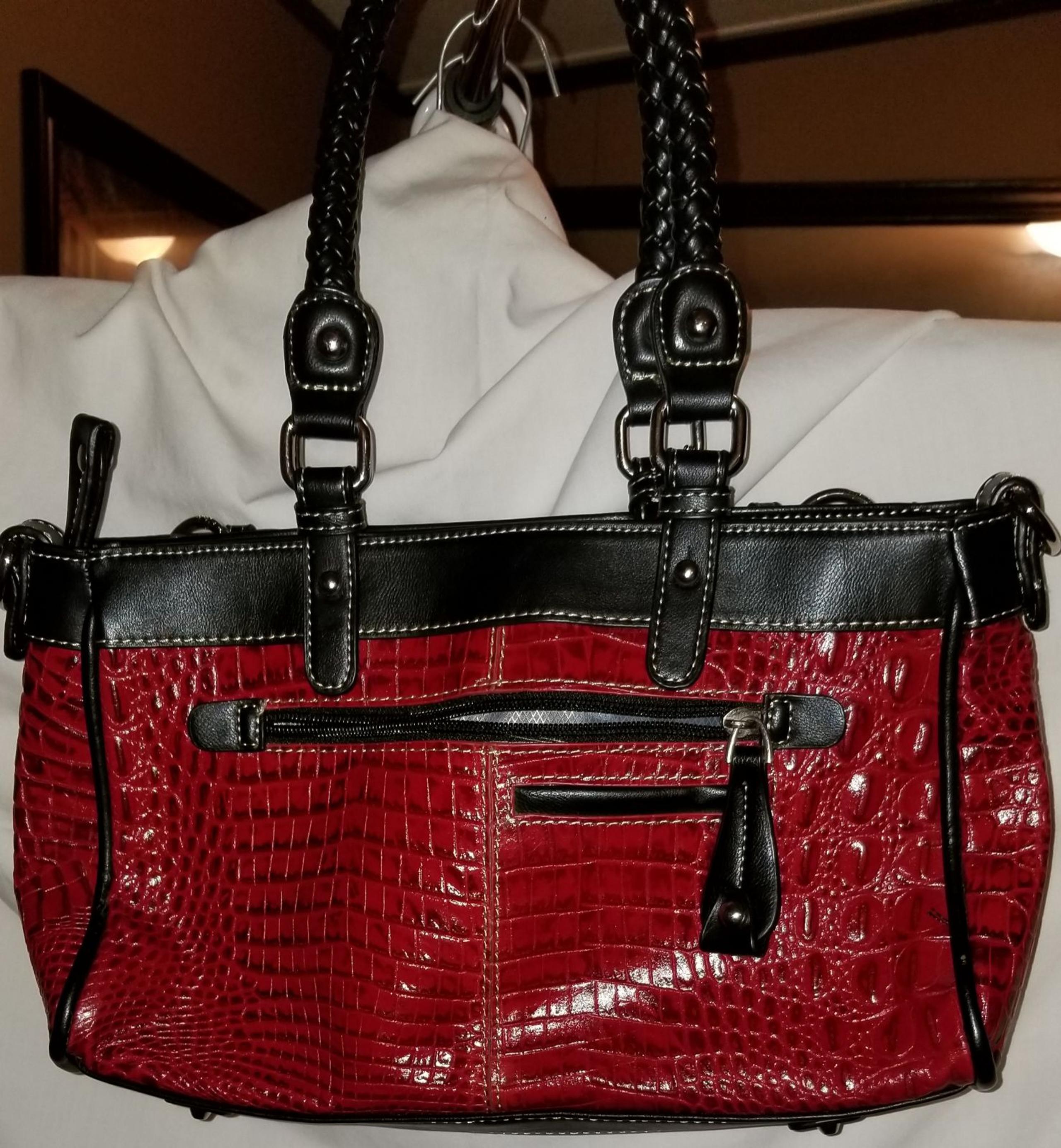 M.C. Woman Red Medium Handbag
