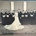 6 vintage 8x10 wedding photos