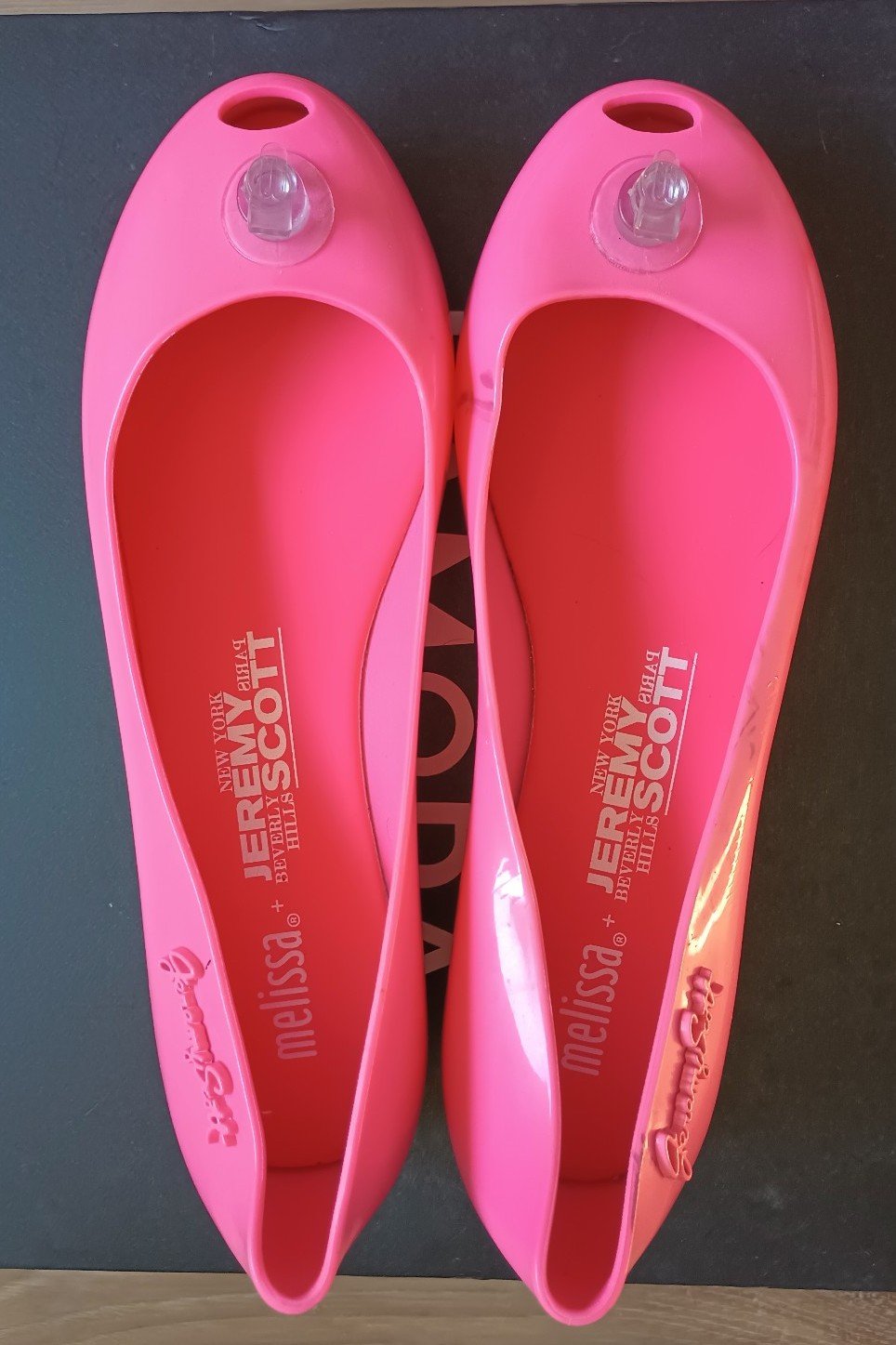 Melissa + Jeremy Scott Ultra Girl Edition Pink Flats US 7