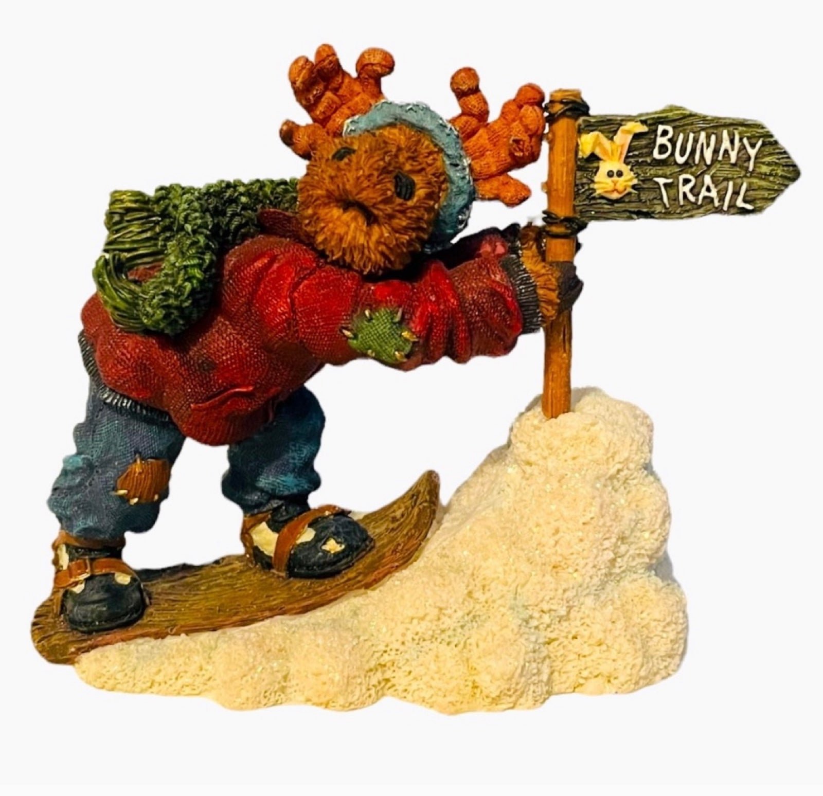 Vintage Boyds Bears & Friends Murdock Mufflemoose… Second Thoughts Figurine