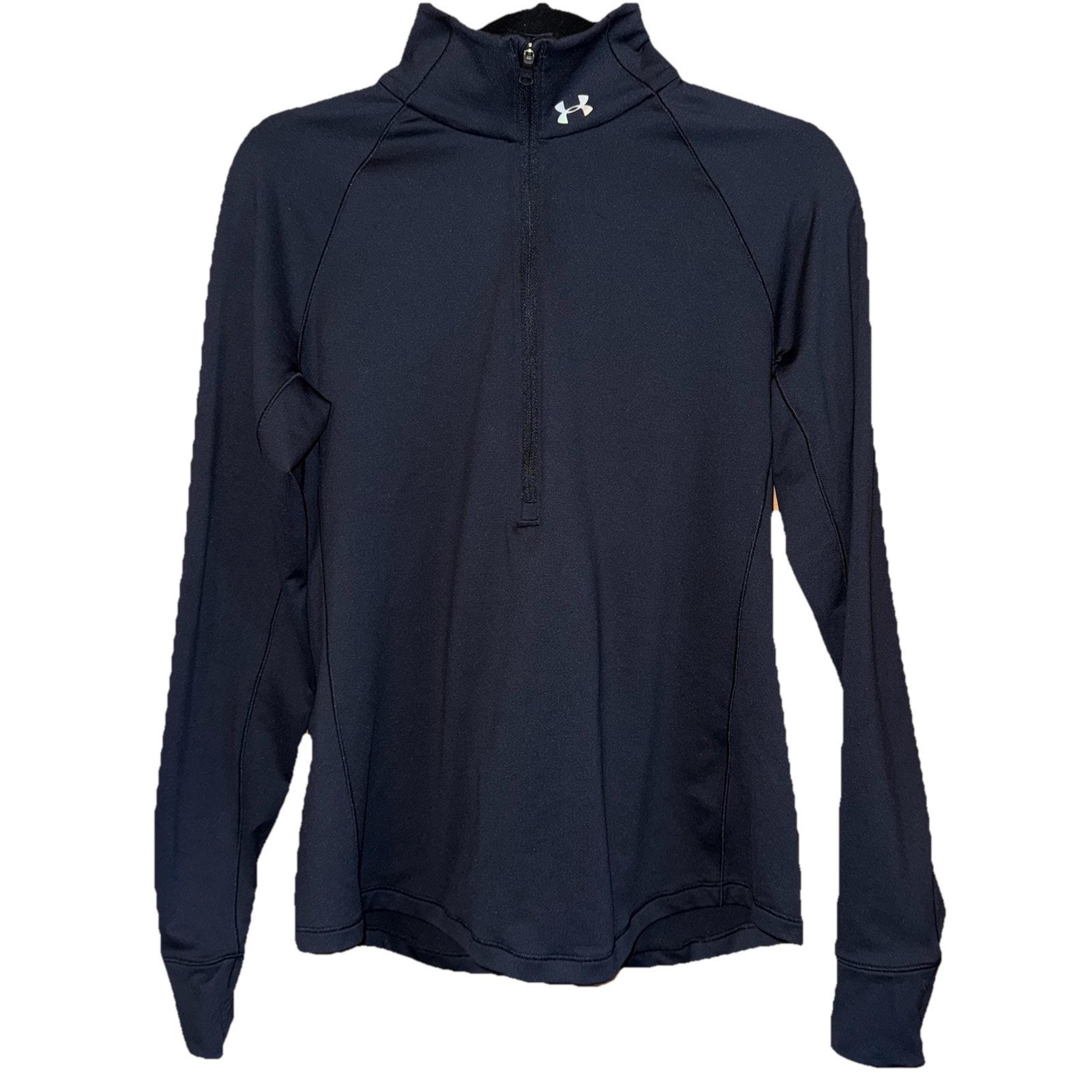 Under Armour Cold Gear 1/2 Zip Fitted Pullover Size Large