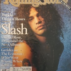 Rolling Stone Magazine Jan. 24,1991 Issue 596 Slash Cover