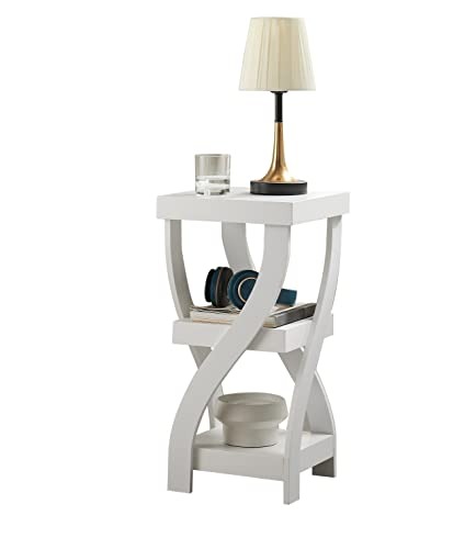 Yaheetech 3 Tier Wood EndKings Brand Furniture - Side End Table, Accent Nightsta
