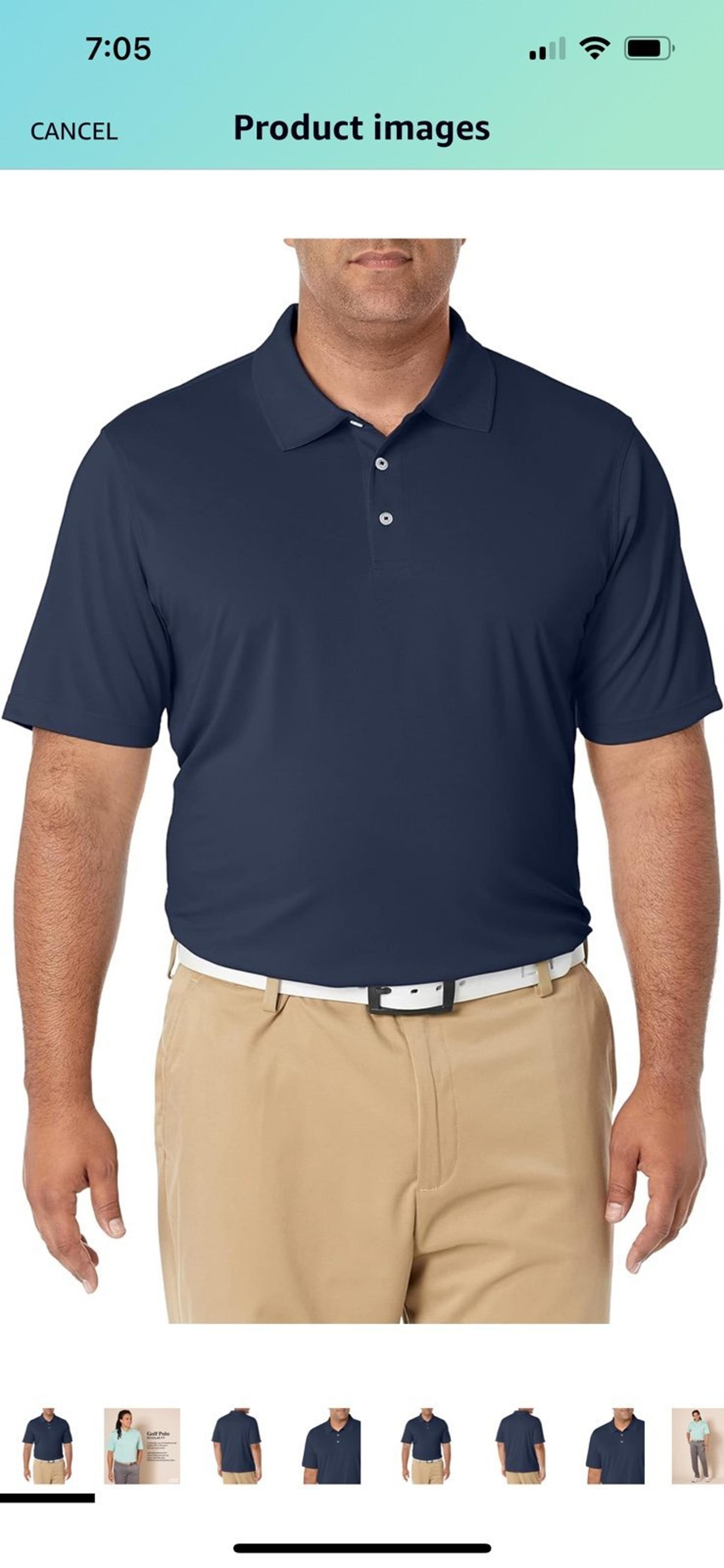 Mens Navy Polo Shirt Medium Casual Golf - Amazon