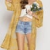 New Lace crocheted kimono women cardigan cover