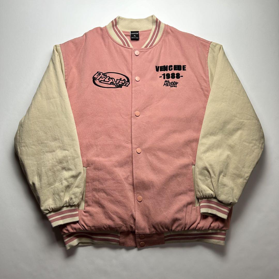 ジャケット・アウター layered stadium jumper Ameri（アメリ）の「UND LAYERED STADIUM JUMPER（ブルゾン