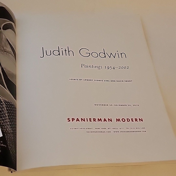 Judith Godwin Paintings 1954-2002 Catalog Nov Dec 2010 Spanierman Modern Art