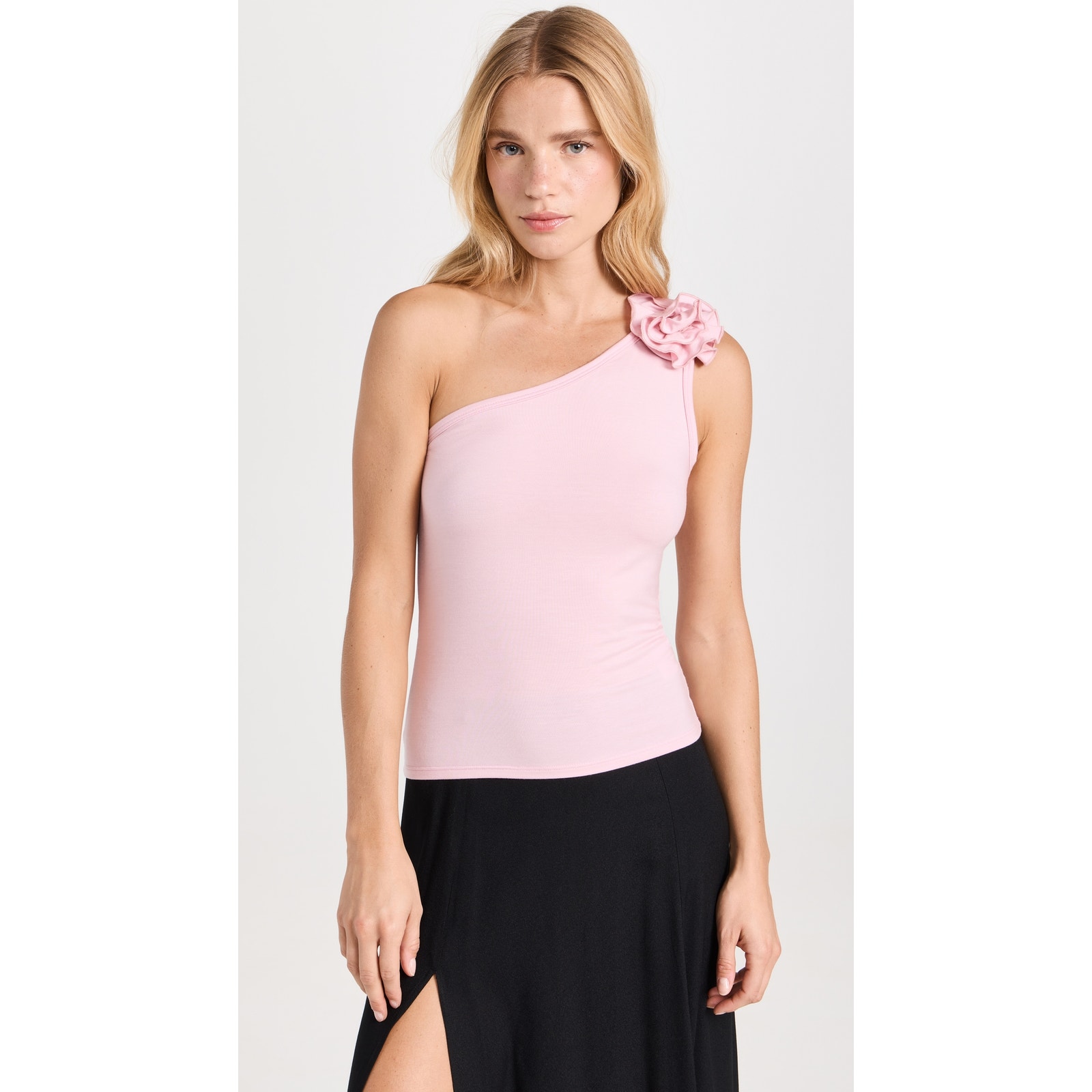 New Reformation Camellia Knit Top in Pink Size XL