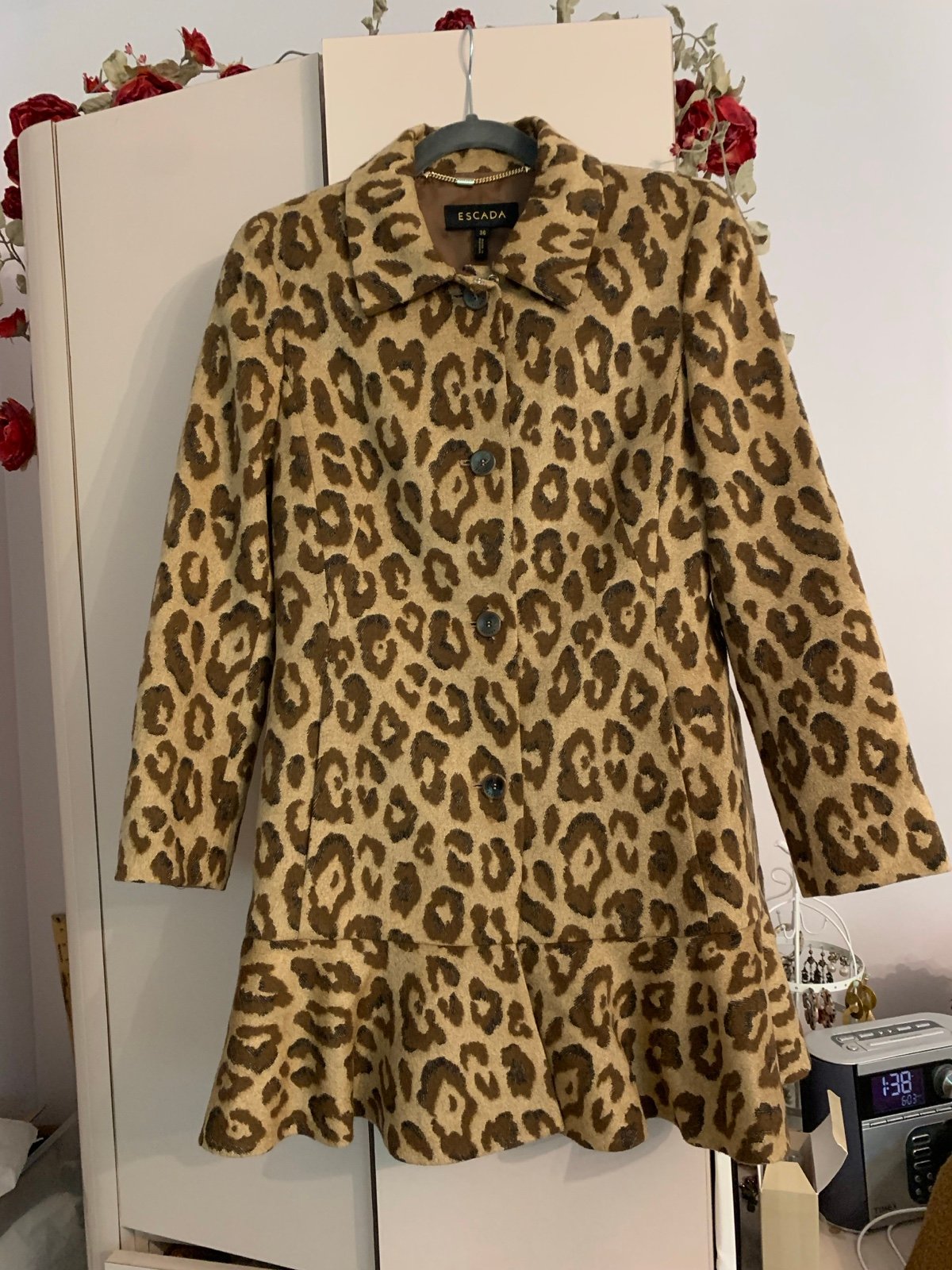 Escada animal print jacket.