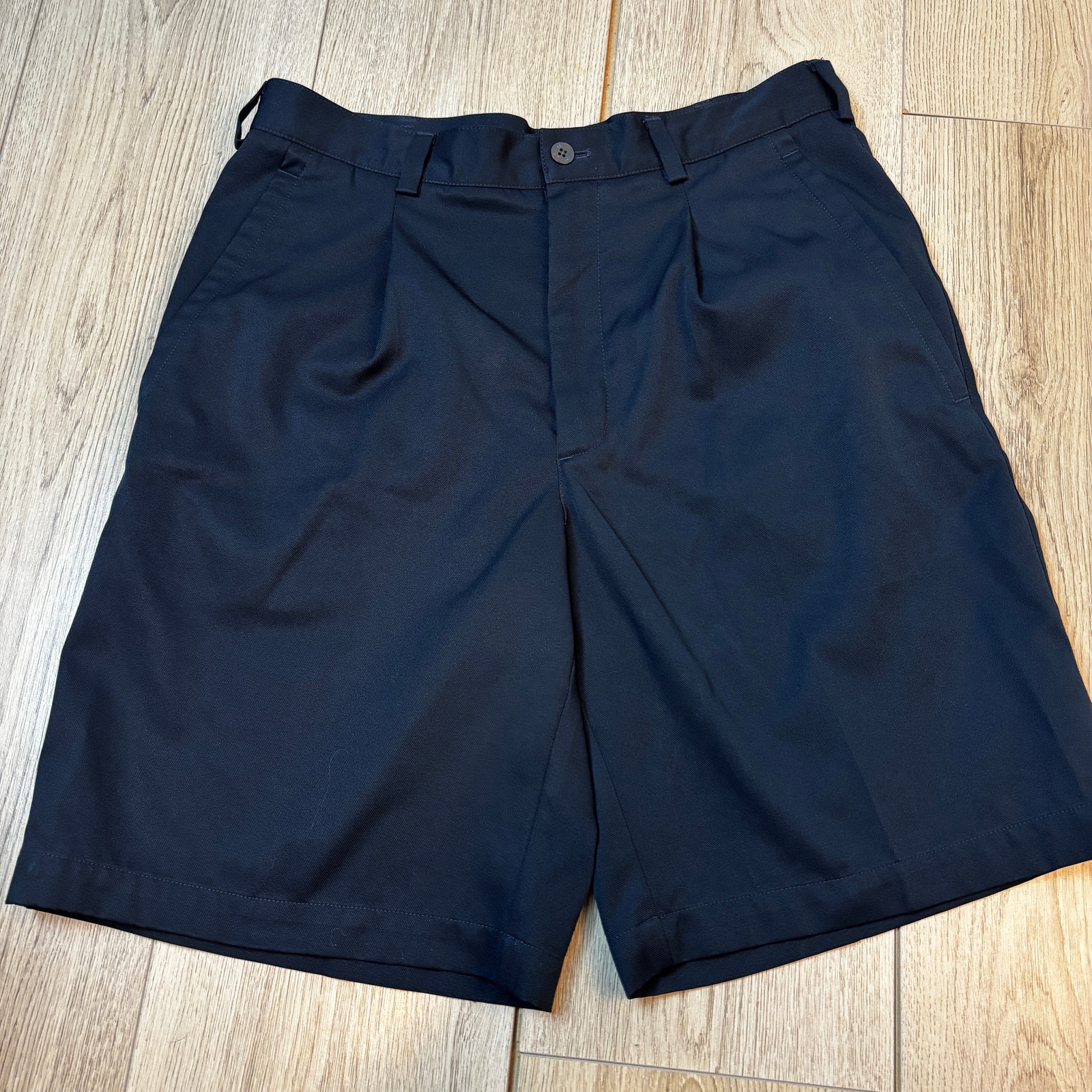 Nike Golf Dri Fit Dark Navy Trouser Shorts Size 32 Medium
