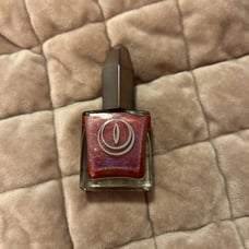 Mooncat Dearly Departed Game Over Holographic Red Nail Polish