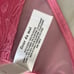 NWT Fleur du Mal Pink Lemonade Lily Embroidery Garter Belt 2 Small