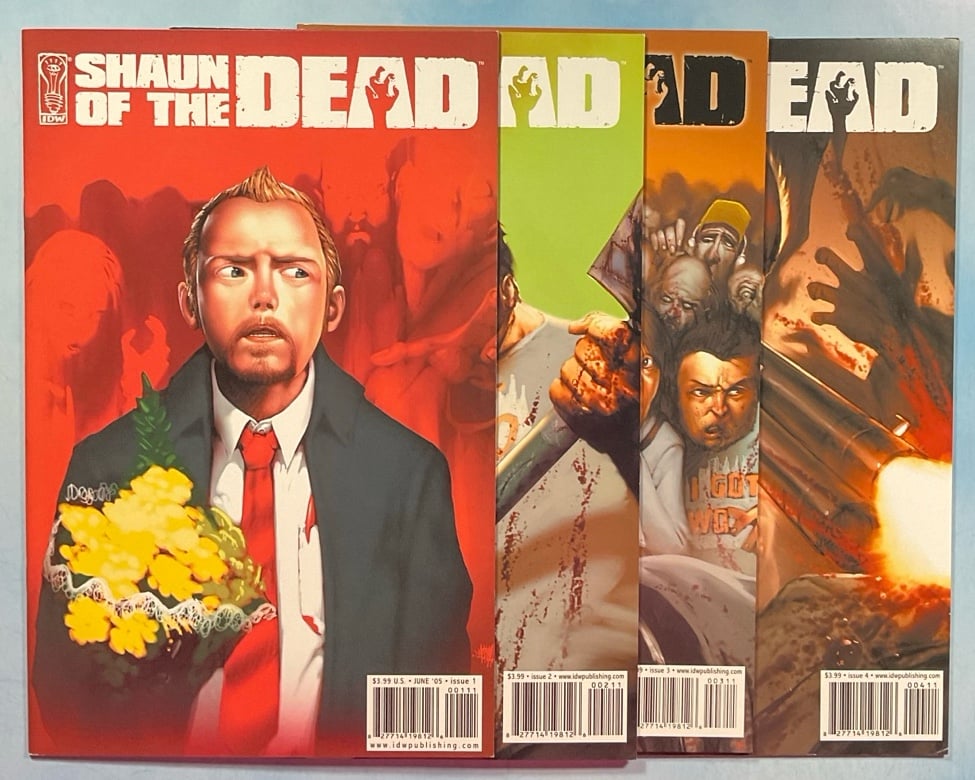Shaun of the Dead #1 2 3 & 4 Set VF 2005