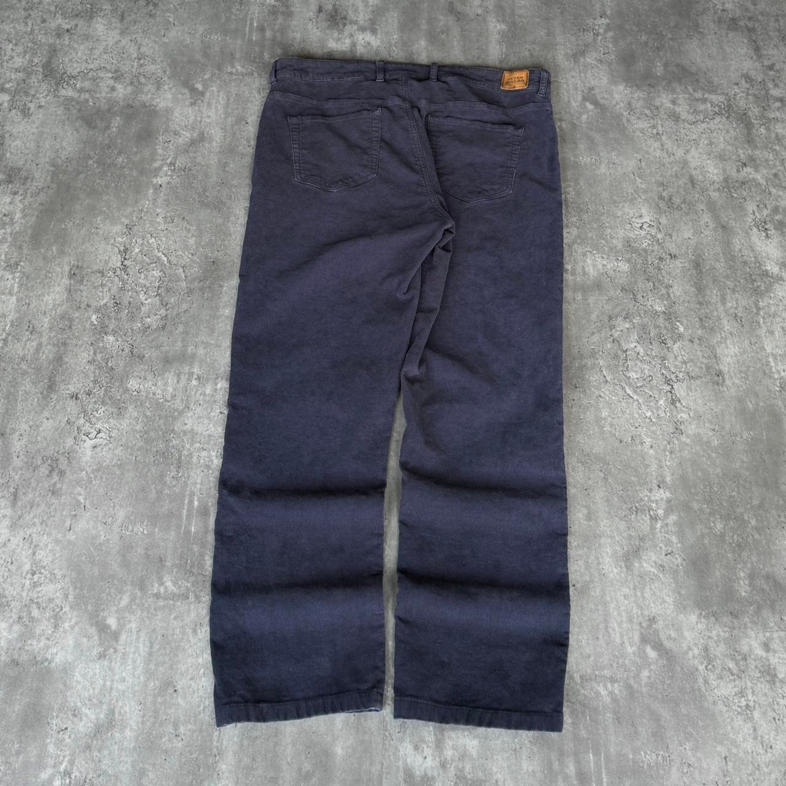 Peter Millar Navy Blue Corduroy Essential Dress Pants