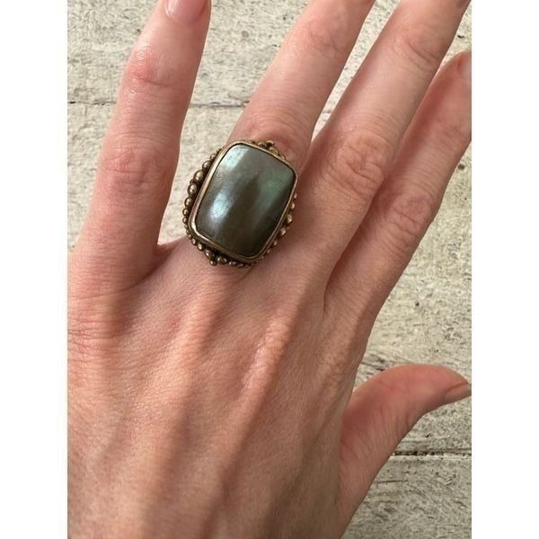 Stephan Dweck Abalone Statement Ring Size 6