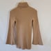 STELLA McCARTNEY Made in Italy Brown Sweater Dress Sz S Cowlneck Quite Luxury