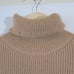 STELLA McCARTNEY Made in Italy Brown Sweater Dress Sz S Cowlneck Quite Luxury