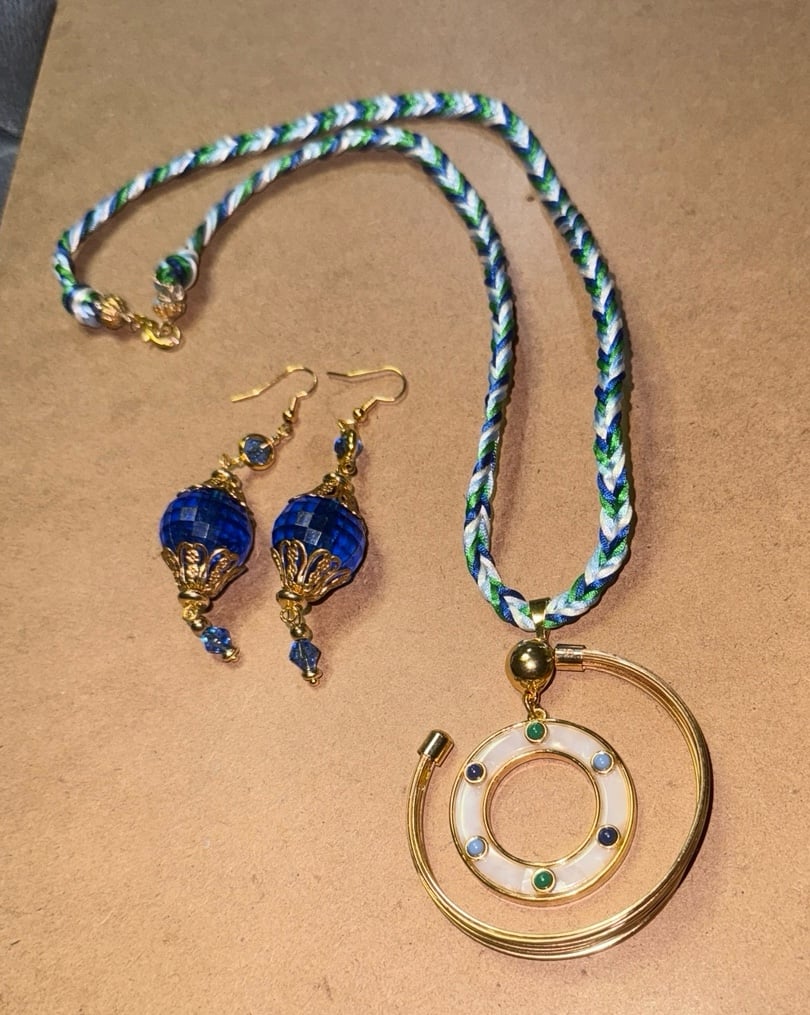 Vintage Earrings and Necklace Set