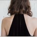 345 Raquel Allegra Velvet Halter Top In Rustic Bronze