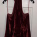 345 Raquel Allegra Velvet Halter Top In Rustic Bronze