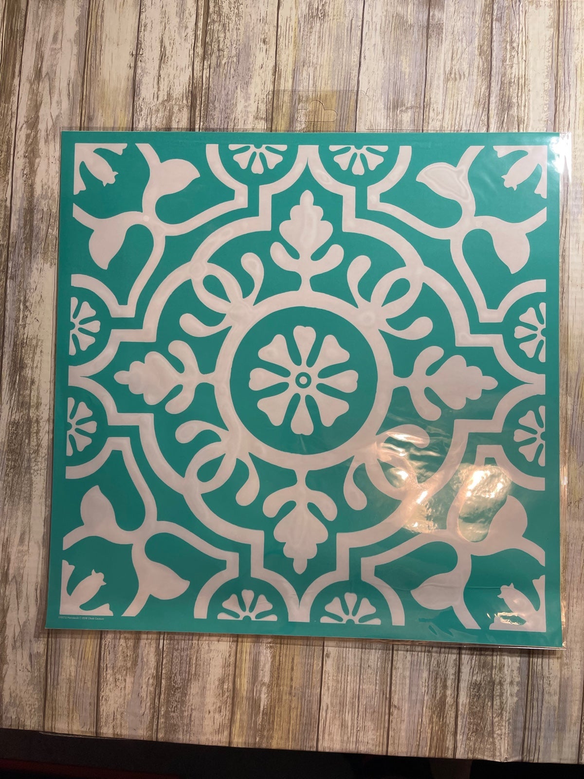 Chalk couture Marrakech pattern transfer