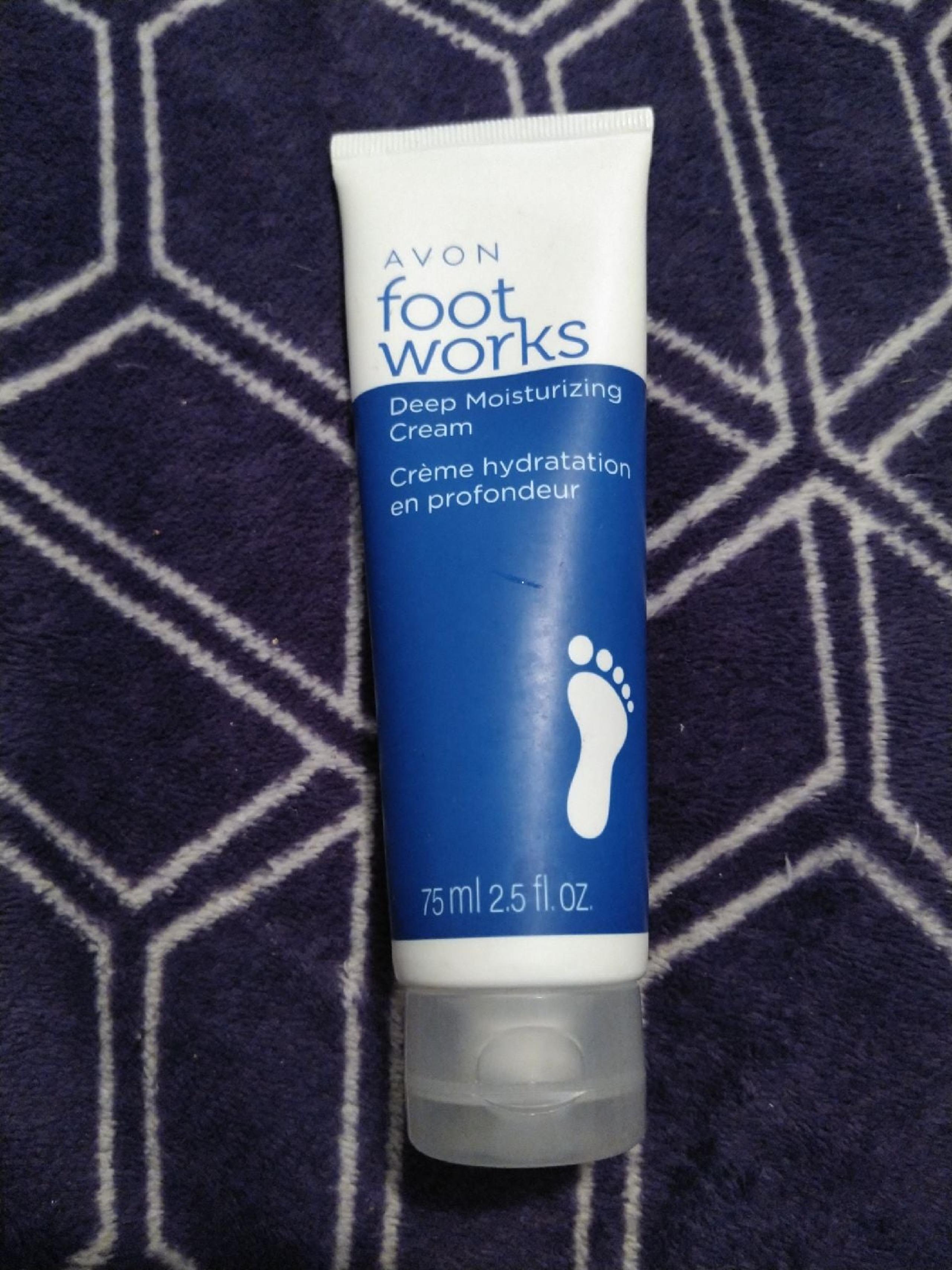 Avon foot works deep moisturizing cream