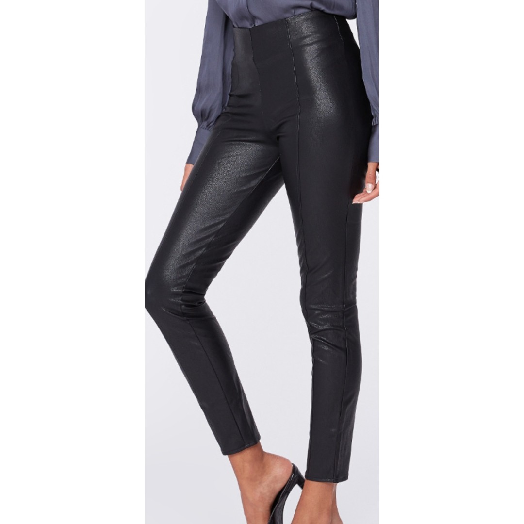 Paige leather leggings hot sale