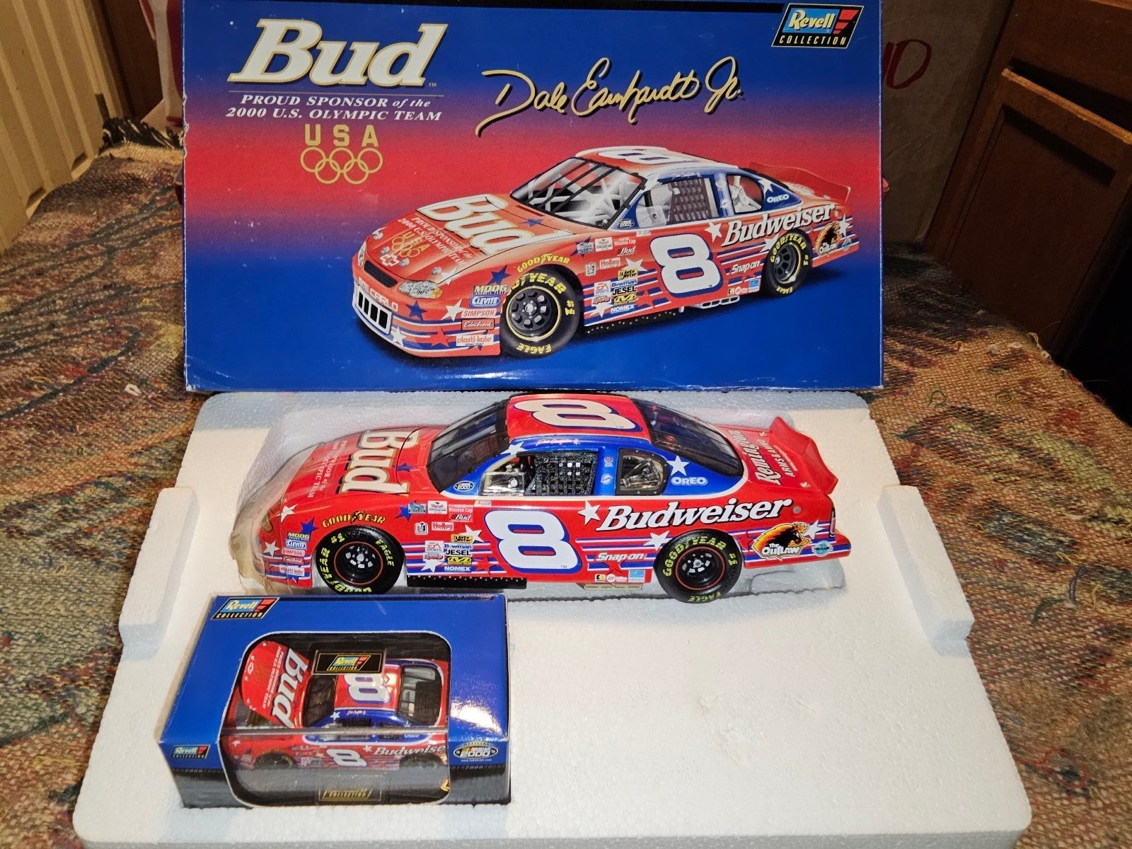 Dale Earnhardt Jr Budweiser olympic nascar diecast