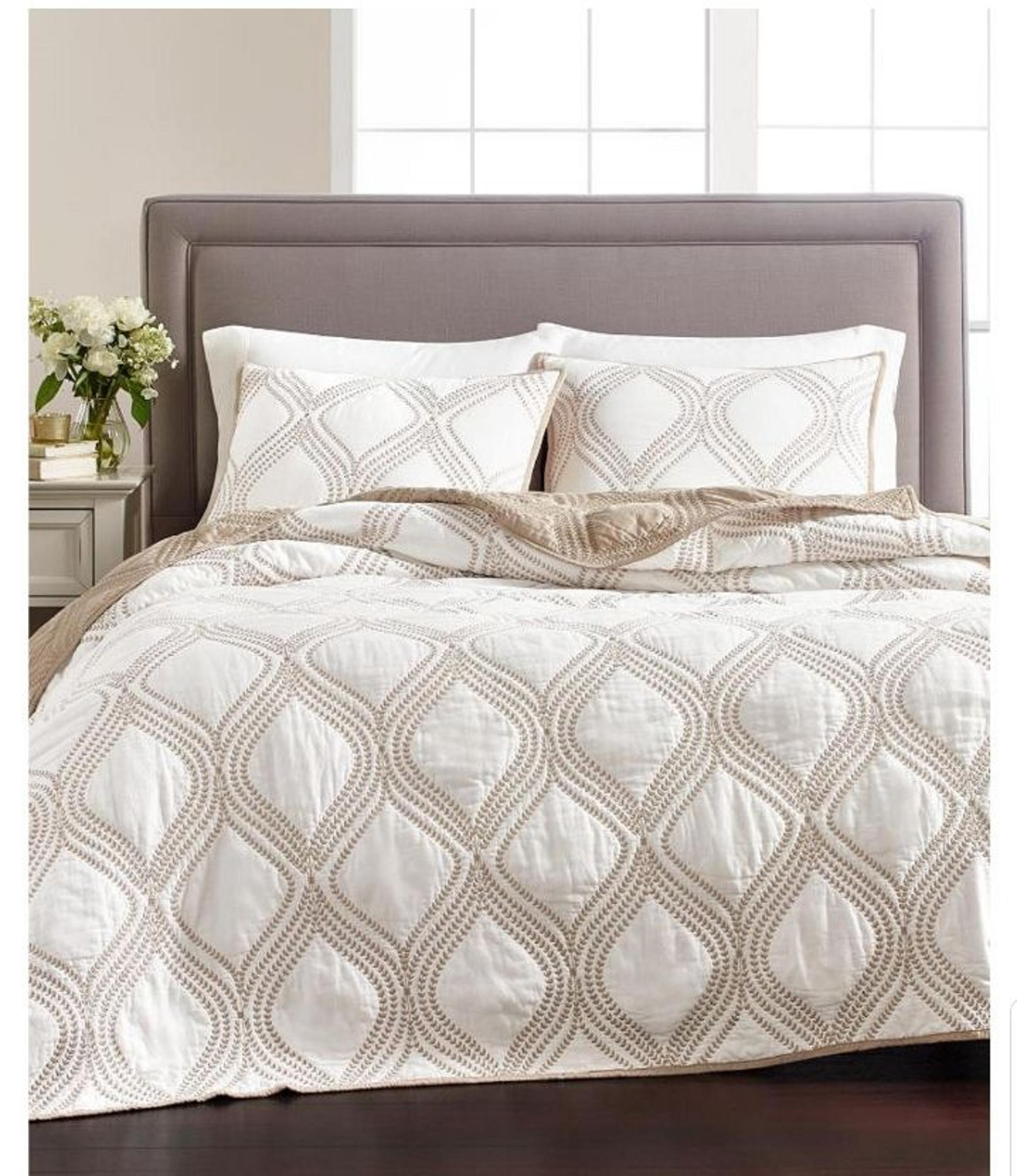 Quilt Twin Size 100% Cotton Embroidered