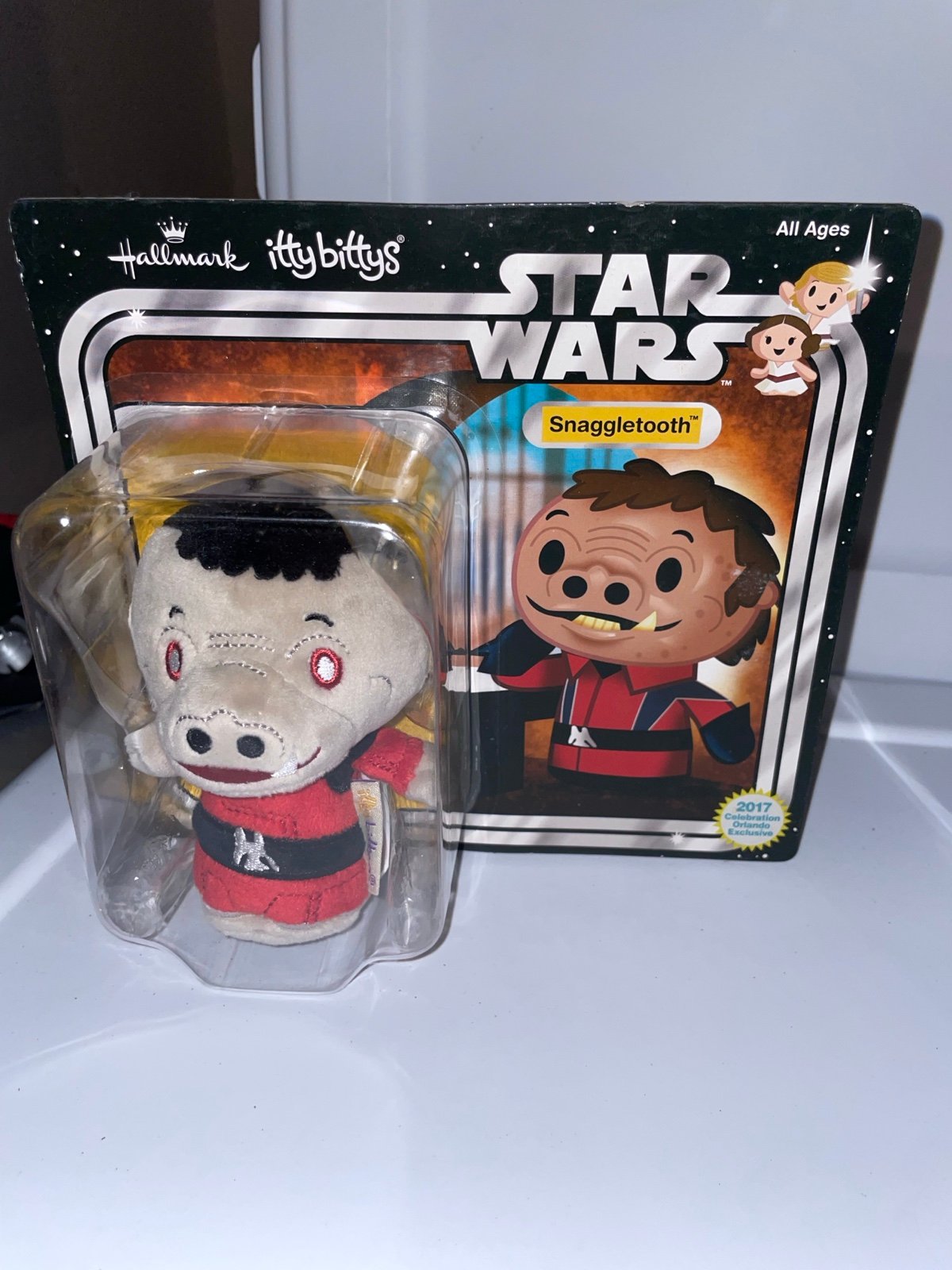 Hallmark Itty Bittys Star Wars Celebration 2017 EXCLUSIVE SNAGGLETOOTH TOY NEW