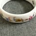 Vintage 1970's Kenneth J Lane Bone China Bracelet by Royal Worcester