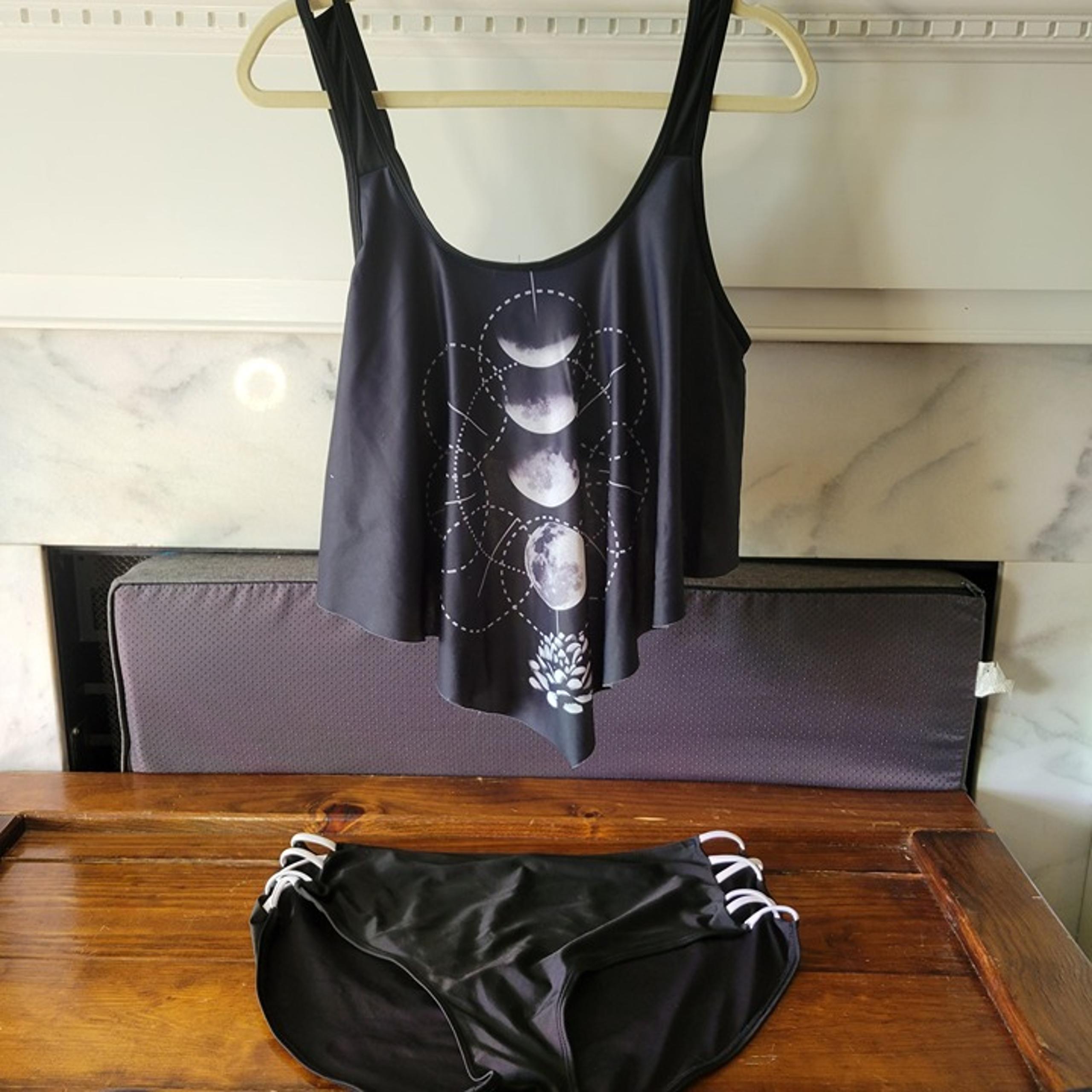 Moon Phases two piece swimsuit 2xl