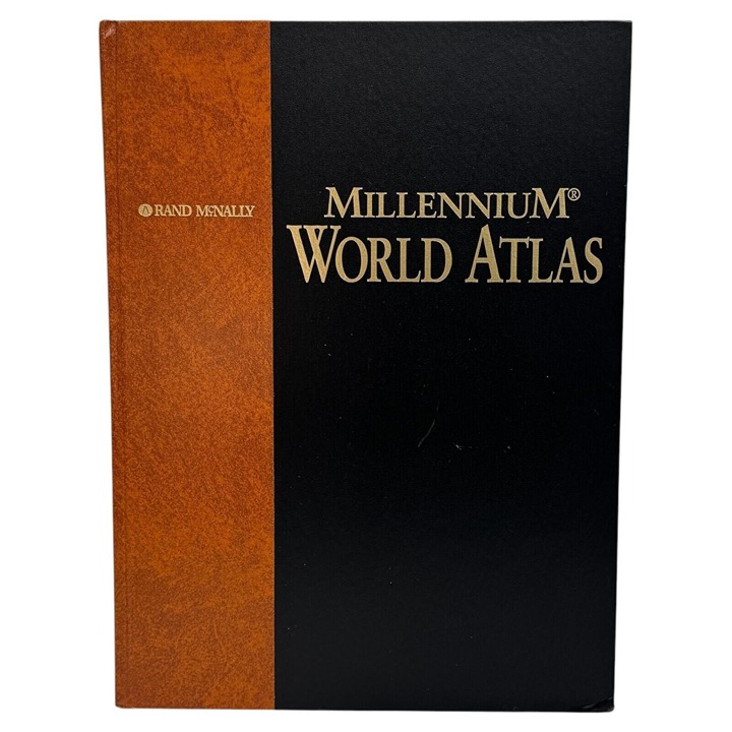 Rand McNally Millennium World Atlas Hardcover Vintage 1999 Edition - Good
