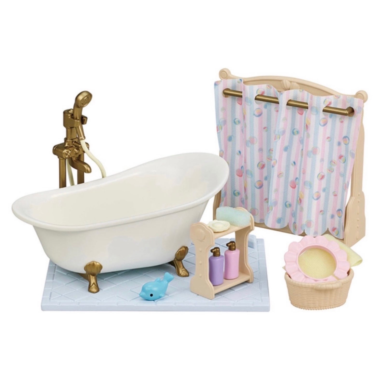Calico Critters / Sylvanian Families Bath & Shower Set